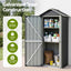 Gardeon Outdoor Storage Cabinet Garden Shed Steel Tool Lockable Cupboard Adjustable Shelves