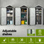 Gardeon Outdoor Storage Cabinet Garden Shed Steel Tool Lockable Cupboard Adjustable Shelves