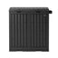 Gardeon Outdoor Trash Cans Dual Compartment Trash Can 220L Black