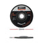 Giantz 100 PCS Zirconia Sanding Flap Disc 5" 125mm 80Grit Angle Grinding Wheel
