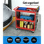 Giantz 3-Tier Tool Cart Trolley Toolbox Workshop Garage Storage Organizer 150kg