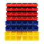 Giantz 48 Storage Bin Rack Wall Mounted Peg Board