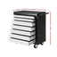Giantz 7 Drawer Tool Box Cabinet Chest Trolley Storage Garage Toolbox Grey