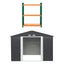 Giantz Garden Shed with 3-Tier Garage Shelving Rack Outdoor Tool Storage Racks