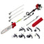 Giantz Pole Chainsaw 2 Stroke Petrol Tree Pruner Long Reach Saw 12 Inch Bar 9 In 1