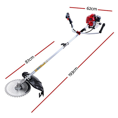 Giantz Pole Chainsaw 5in1 Petrol Circular Saw Hedge Trimmer Cutter Whipper Snipper