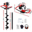 Giantz Post Hole Digger 200mm Petrol Drill Auger Extension Bits
