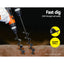 Giantz Power Garden Spiral Auger Hole Digger Earth Drill Bit Φ75x300 & 600mm