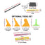 Giantz Window Tint Film Black Roll 35% VLT Home 76cm X 7m Tinting Tools Kit
