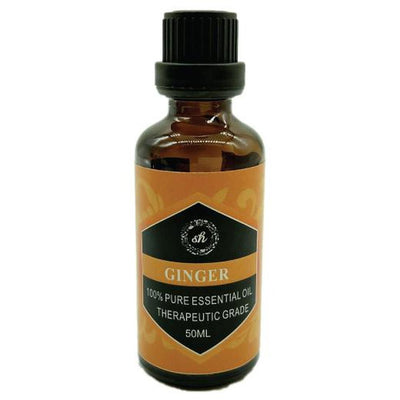 Ginger Essential Oil 50ml Bottle - Aromatherapy