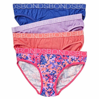 Girls Bonds 8 Pairs Underwear Pack Kids Girl Briefs Size Undies + Free Tracking