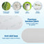 Giselle 12cm Memory Foam Mattress Topper Ventilated Cool Gel Bamboo Cover Single