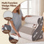 Giselle 4PCS Orthopedic Bed Wedge Pillow Set Anti-Slip Velcro System For Sleeping, 30D Gel Memory Foam Support Cushions For Acid Reflux And Leg Elevation
