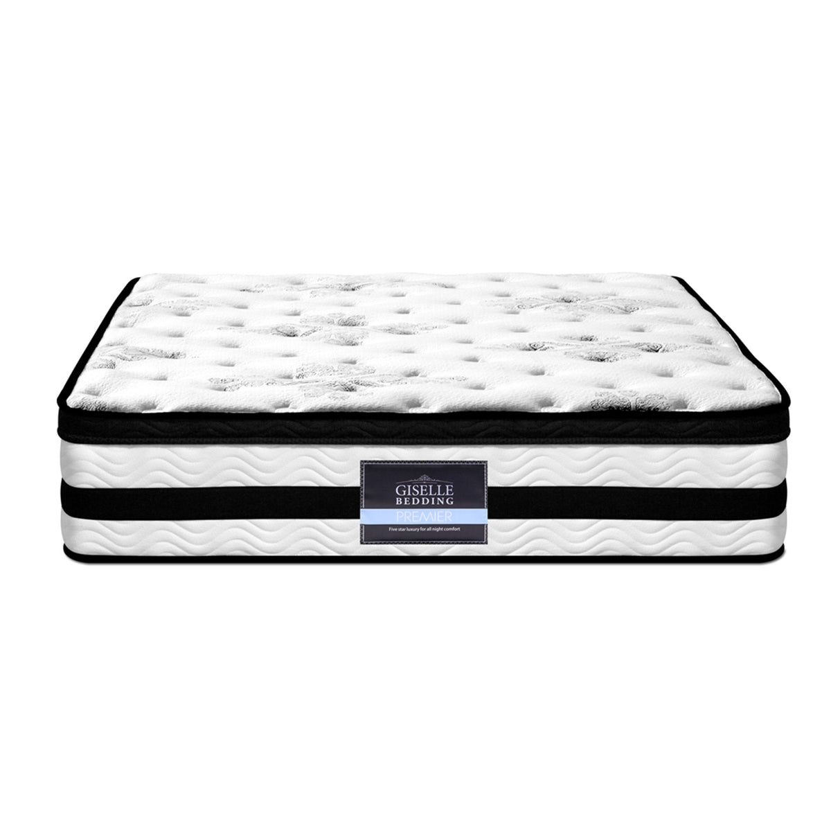 Giselle Bedding 34cm Mattress Euro Top Pocket Spring Double