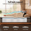 Giselle Bedding Double Mattress 37cm 4-in-1 Adjustable Firmness Cooling Gel Memory Foam Dual-Zone Flippable for Couples