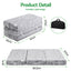 Giselle Bedding Foldable Cot Mattress for Travel Cot, Glow-in-Dark Cover