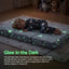 Giselle Bedding Foldable Cot Mattress for Travel Cot, Glow-in-Dark Cover