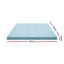 Giselle Bedding Memory Foam Mattress Topper Cool Gel Bed Mat Bamboo 10cm Single