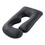 Giselle Bedding Pregnancy Pillow G-Shaped Full Body Pillow for Back and Belly Support Maternity Pillow with Removable Cover, Dark Grey 135x70 cm