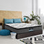 Giselle Bedding Queen Mattress 24cm Pillow Top Bonnell Spring Egg Crate