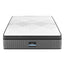 Giselle Bedding Queen Mattress 37cm 4-in-1 Adjustable Firmness Cooling Gel Memory Foam Dual-Zone Flippable for Couples