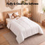Giselle Bedding Single Quilt, 200GSM Summer Duck Down Feather Doona Insert