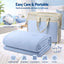 Giselle Cooling Blanket 240cm x 210cm King Summer Quilt Sleepers Double Sided