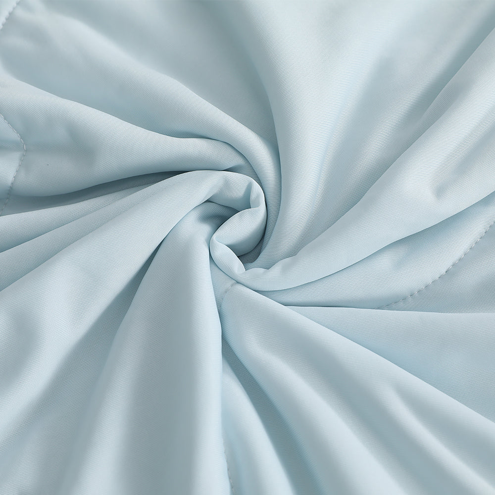 Giselle Cooling Comforter Summer Quilt Lightweight Blanket Cover Queen Blue