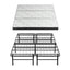 Giselle Folding Bed with Mattress Queen Portable Foldable Guest Bed Bamboo Cover