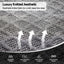 Giselle King Single Mattress 26cm Firm Pocket Spring Dual Edge Support Dark Grey