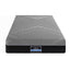 Giselle Single Mattress 26cm Firm Pocket Spring Dual Edge Support Dark Grey