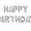 Gold & Silver 32" 80cm Letter Number Foil Helium Balloons Balloon Party Decorate