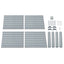 Green Fingers 2x Garden Bed 100x100x77cm Planter Box Raised Container Galvanised