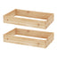 Green Fingers Garden Bed 150x90x30cm Wooden Planter Box Raised Container Growing