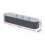 Green Fingers Garden Bed 320X80X56cm Oval Planter Box