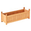 Green Fingers Garden Bed 90x30x33cm Wooden Planter Box Raised Container Growing