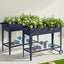 Green Fingers Raised Garden Bed x2 Elevated 100X40X80cm Planter Box Raised Container Herb