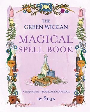 Green Wiccan Magical Spell Book