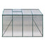 Greenfingers Aluminum Greenhouse Green House Garden Shed Polycarbonate 2.52x1.9M