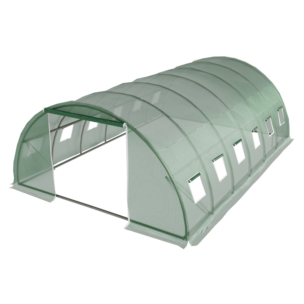 Greenfingers Greenhouse Walk in Green House Tunnel Plant Flower Garden Shed 6X4M