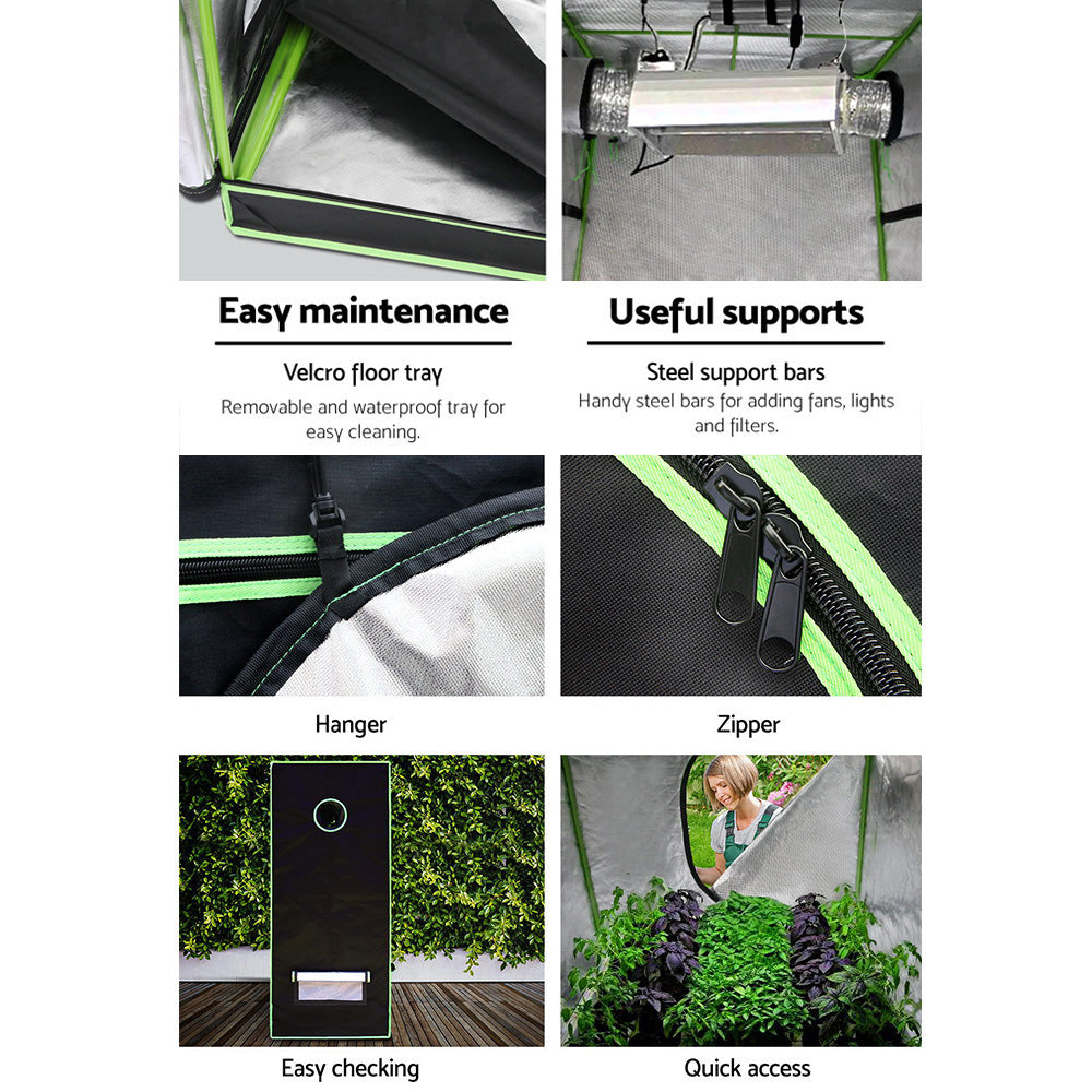 Greenfingers Grow Tent 120 x 60 x 150cm Hydroponics Indoor Kit Grow System