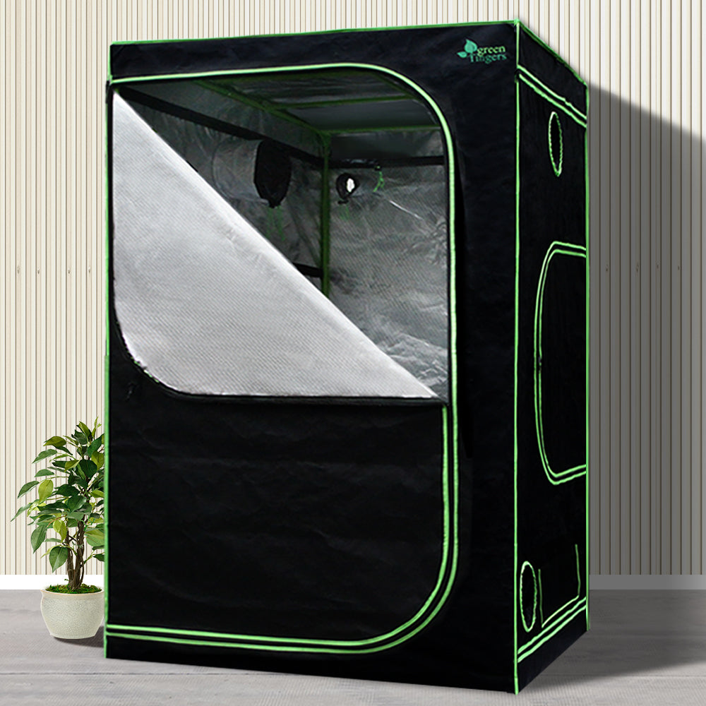 Greenfingers Grow Tent 1200W LED Grow Light 150X150X200cm Mylar 6" Ventilation