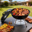 Grillz Charcoal BBQ Grill Portable with Lid for Camping Outdoor