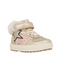 Grosby Geinie Star Rose Gold Infant Girls Kids Velcro Boot Lace Up Baby Shoes