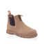 Grosby Ranch Junior Boys Boots Jnr School Leather Slip On Shoes Wheat