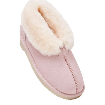 Grosby Womens Ugg Short Boots Suede Sheepskin Princess Pink Slippers
