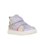 Grosby Zazie Lilac Multi Infant Girls Kids Velcro Boots Slip On Baby Shoes