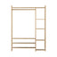 Artiss Clothes Rack Coat Stand 8 Shelves Bamboo