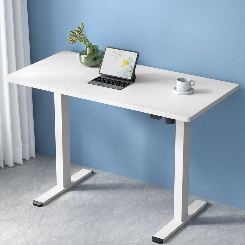 Artiss Electric Standing Desk Motorised Adjustable Sit Stand Desks White