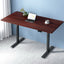 Artiss Standing Desk Electric Adjustable Sit Stand Desks Black Walnut 140cm